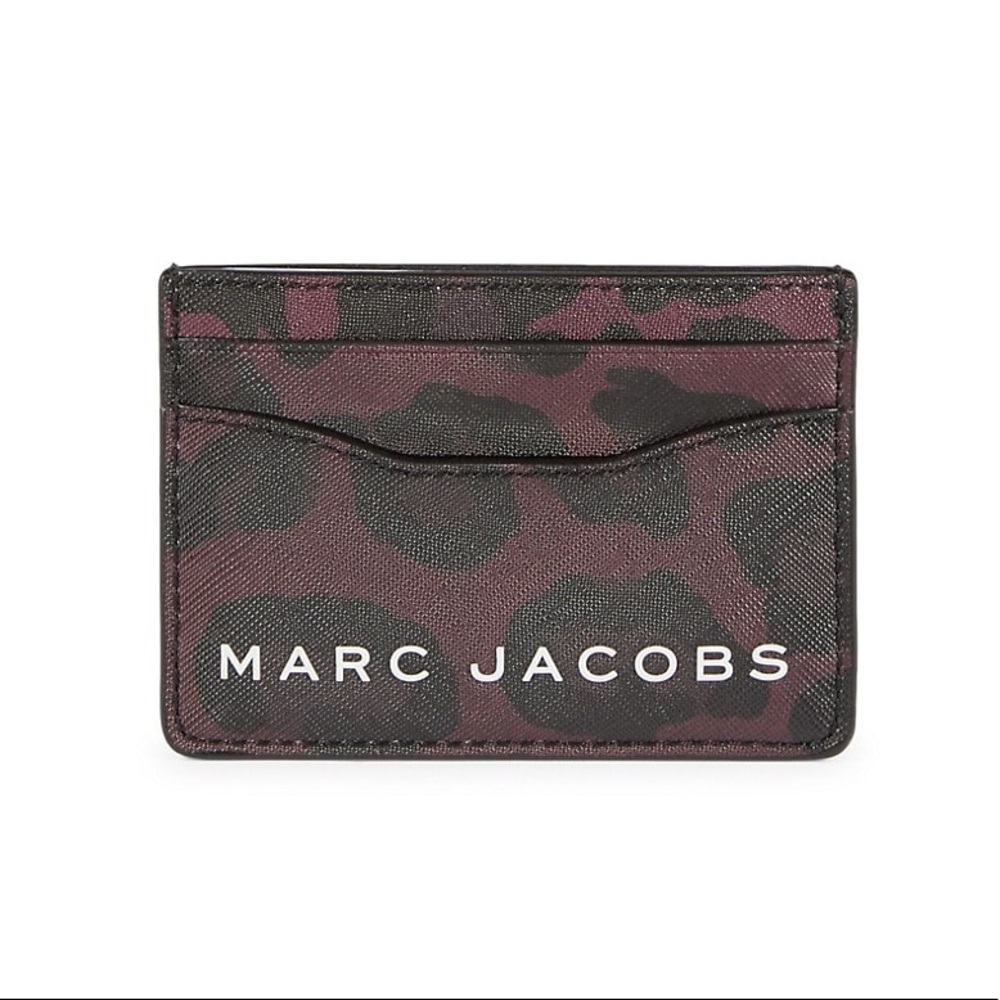 NWT Marc Jacobs Leopard Print Card Case